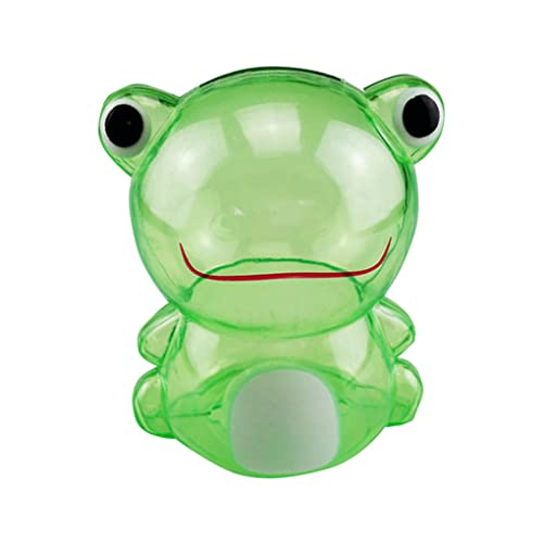Tirelires, Tirelire en Plastique Grenouille Transparente Réservoir de Dépôt Multi Fonction Tirelire pour Enfants Vert Cover