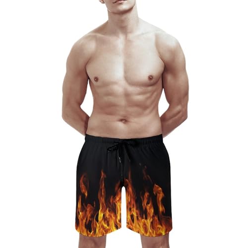 Funny Mens Swim Trunks Quick-Drying Breathable Beach Board Shorts with Mesh Lining Swimwear Bathing Suits4