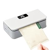 Mini Bag Sealer with Cutter And Magnet, 2 in 1 Portable Magnetic Snack Bag Sealer for Fridge Food Storage