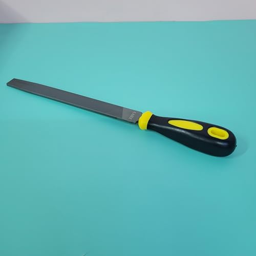 XBVV Hand tools, namely, files Flat Hand File – High-carbon steel metal file with heat-treated coated teeth, a durable hand tool for wood, metal, and plastic