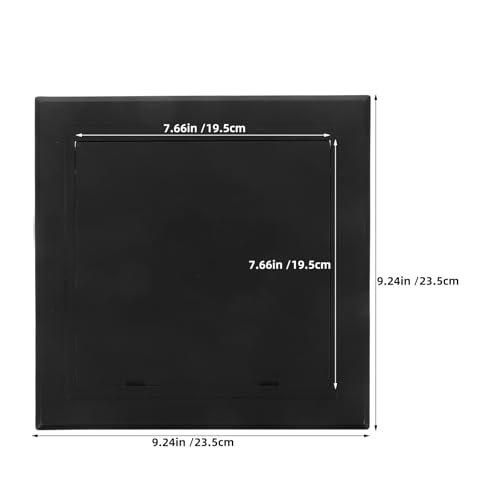 Panel de acceso para tuberías de plástico negro resistente duradero 3