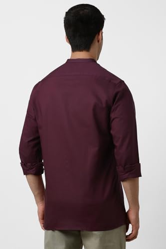 Image of Van Heusen Men Cotton Solid Regular Fit Shirt