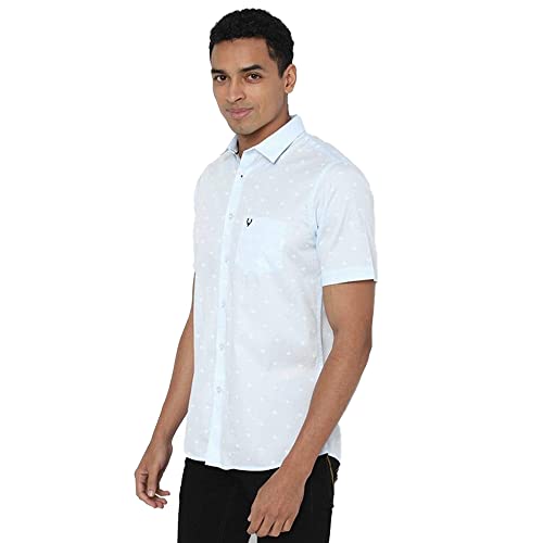Image of Allen Solly Printed Cotton Regular Fit Mens Casual Shirt