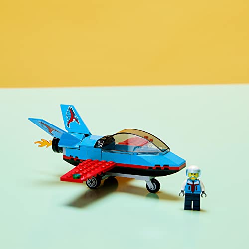 City Great Vehicles Aereo Acrobatico, Giocattolo con Minifigure del Pilota, Idea Regalo, Giochi per Bambini e Bambine dai 5 Anni in su 60323 - Lego - Immagine 1