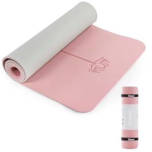 UMINEUX Yoga Mat Extra Thick 1/3” & 2/5″ Non Slip Yoga Mats for Women Eco Friendly TPE Fitness Exercise Mat with Carrying Sling & Storage Bag
