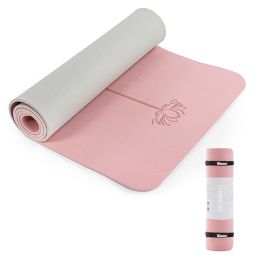 UMINEUX Yoga Mat Extra Thick 1/3'' Non Slip Yoga Mats for Women, Eco Friendly TPE Fitness Exercise Mat with Carrying Sling & Storage Bag