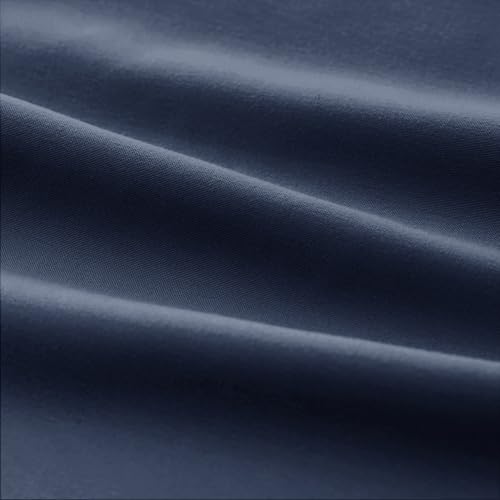 Image of EXQ Home Toddler Pillowcases with Button Closure 13x18 Travel Pillow Case Set of 2, Small Pillow Case Fits Baby Pillow Sized 12x16, 13x18, Kids Pillowcases 2 Pack Machine Washable (Dark Navy)