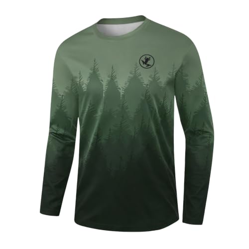 UGLY FROG Men's Cycling Jersey Road Bike Jersey Back Pocket Long Sleeve Top+Long Bib Pants