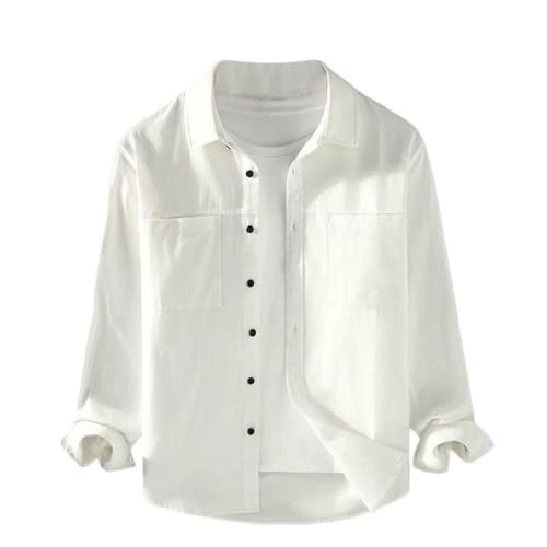 Camisa de trabajo para hombre holgada que evita el calor y la rigidez