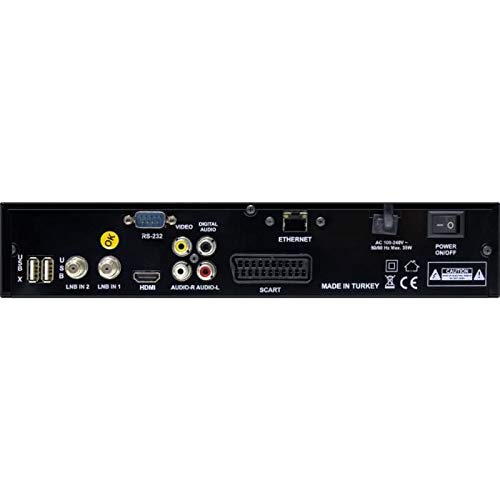 me Récepteur Satellite TS-7500 HD PVR Double Tuner Satellite Free-to-AIR(FTA) Noir Redline Hors