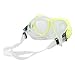 HEEPDD Diving Goggles, Swimming Goggles, Clear, Thickened Silicone Frame for Adult Snorkeling (Yellow)