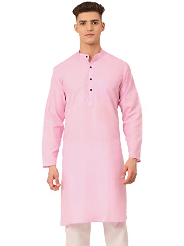Image of Jompers Men's Cotton Ethnic Solid Kurta.