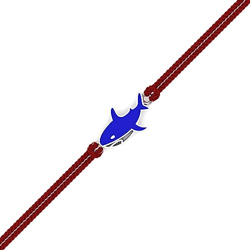Image of KuberBox 925 Sterling Silver Baby Shark Silver Rakhi For Brother