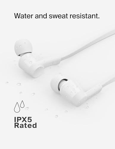 Image of Belkin SoundForm Wired Earbuds with USB-C Connector, in-Ear Earphones w /Microphone - USB-C Headphones for iPhone 17, iPhone 16, iPad mini, Galaxy S26, Google Pixel 10, Android, & More - White