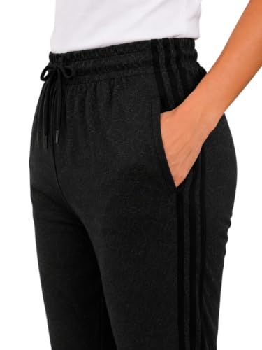 Image of Track Pants for Women with 2 Pockets | 1 Zip Pocket & 1 Open Pocket | Regular Fit Sports Lower for Women's | Gym Running Jogging Workout Casual Wear Track Pant