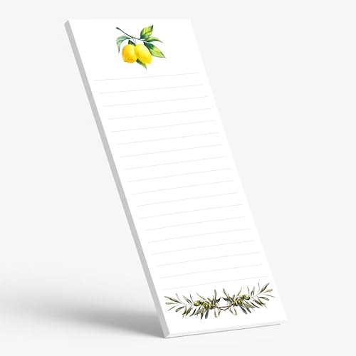 Gwency Design Lemon & Olive Branch To-Do List Notepad –