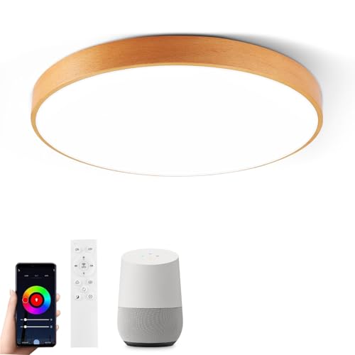 Horevo Smart Ceiling Light LED WiFi Light with Remote