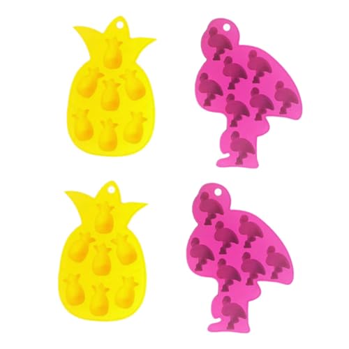 Moldes de silicona para hielo y chocolate 4 piezas miniatura 1