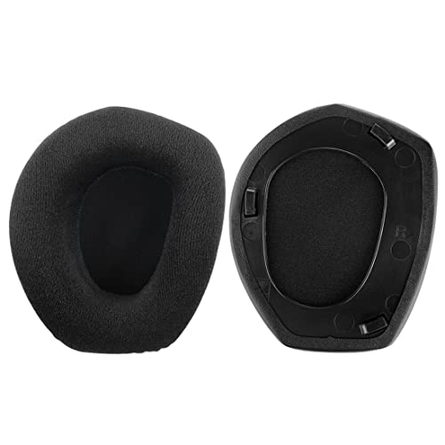 Almohadillas reemplazo Geekria Comfort Velour compatibles con Sennheiser RS165, RS175, HDR165, HDR175, RS185, HDR185, RS195, HDR195 audífonos, cojines para orejas miniatura 3