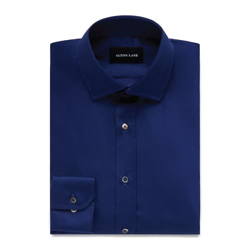 Alton Lane Custom Shirt Comfort Stretch Blend Classic Fit in Viscose Made from Bamboo - Elegant Dress Shirts for Men