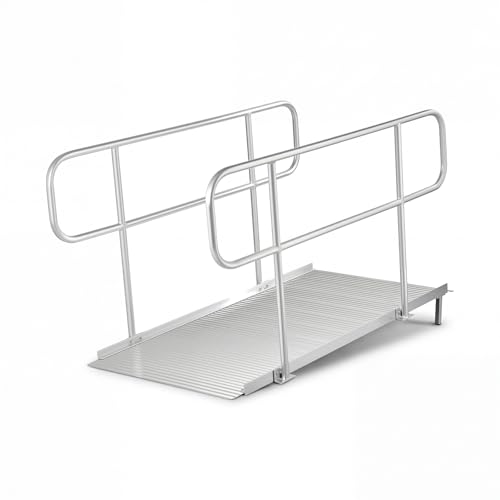 VEVOR Wheelchair Ramp with Handrails
