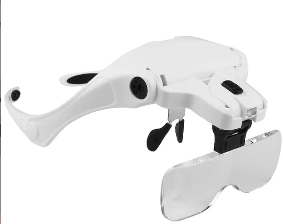 Lupa de Cabeça,Sem lentes Óculos Lupa de Cabeça,Profissional Óculos