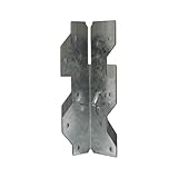 20 Pack Galvanized Framing Angle, Framing Concrete Forms Brackets, 18 Gauge Steel, Wood Frame Support Ties, Rust Resistance