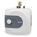 Electric Hot Water Heater 4 Gallon - Compact Under Sink Portable Mini Small Tank Instant Hot Water Heater for RV Camper Kitchen Food Truck, Point of Use, 110V/120 volt, 1440W, Wall or Floor Mounted