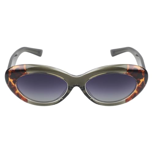 Image of KILLER Women's Sunglass, Oval Shaped Acetate Frame Polarized Lens Sunglasses Case For Women, Girls, Gradient Lens Sunglasses