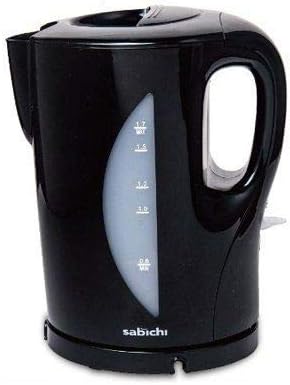 Electric Cordless JUG 1.7L Kettle and 2 Slice Toaster Kitchen Set Gloss Black