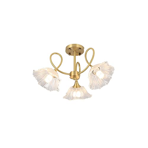 Plafonnier en laiton vintage la solution pour eclairer un plafond bas avec style