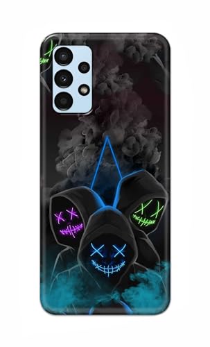 Image of PRINTFIDAA Printed Hard Back Cover Case for Samsung Galaxy A13 4G Back Cover (Mask Man) -112