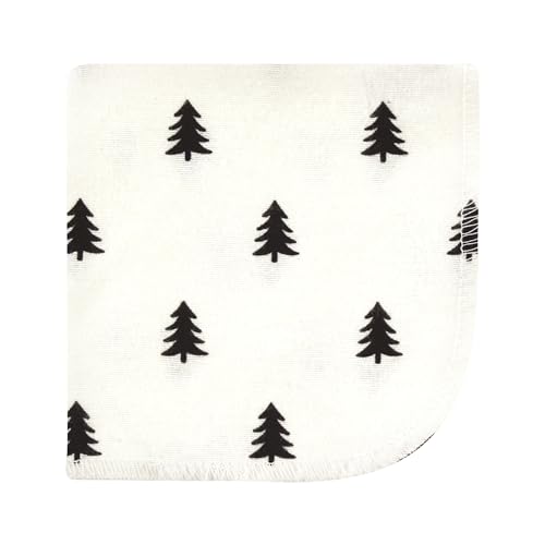 Image of Hudson Baby Unisex Baby Flannel Cotton Poly Washcloths, Brown Bear 12 Pack, One Size