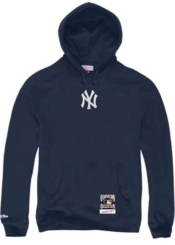 Mitchell & Ness Men's New York Yankees City Collection Hooded Sweatshirt - Navy