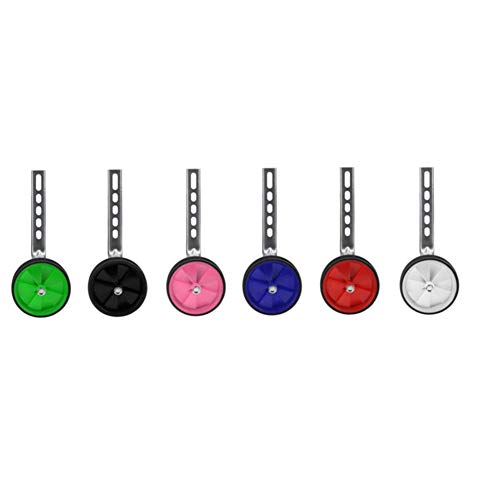 Ruedas de entrenamiento para bicicleta, ruedas fijas, accesorio para bicicletas infantiles, ruedas de equilibrio ajustables, soporte resistente, rueda trasera universal (Color: Azul, Rojo) miniatura 5