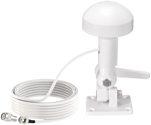 Bingfu GPS-antenne, boot, marine, extern, GPS-navigatiesysteem, waterdicht, 10 m kabel, compatibel met Garmin GPSMAP Map NavTalk StreetPilot Furuno Trimble GPS Modem Ontvanger Eenheid Transducer Sonor