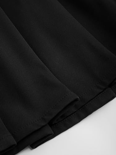 CIDER Pleated Mini Skirts Women's Skirt Mid Waist Button A Line Skater Pleated Short Skirts Fashion Skirt4