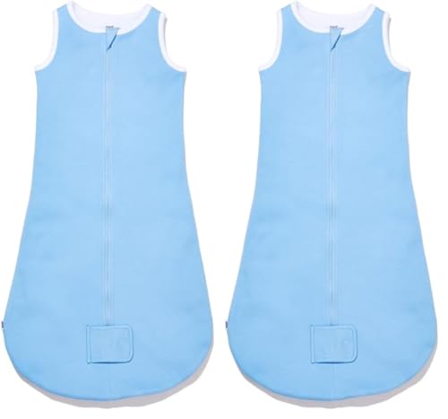 Image of Nanit Sleep Wear Sleeping Bag - Medium, Cornflower Blue (Pack of 2)