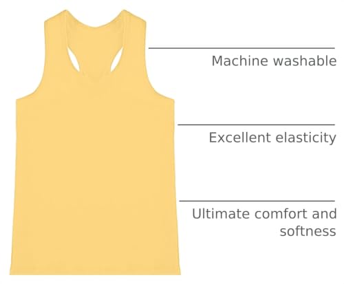 Image of Soft Undershirt Tank Top Cotton Sleeveless Shirts for Girls Or Boys