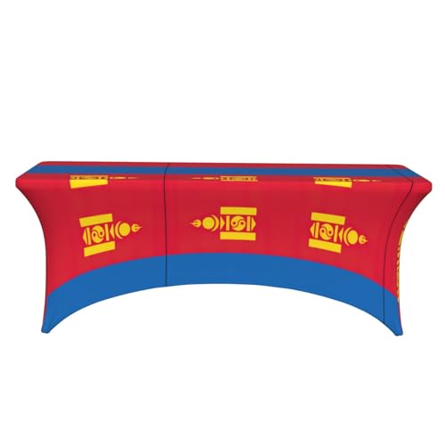 Nappe extensible rectangulaire 1m80 drapeau de la Mongolie EdWal - 3