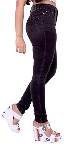 Image of FCK-3 Stretchable Denim Pencil Fit Regular Fit High Waist Jeans for Women