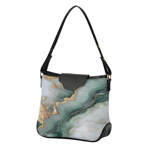 Sac à bandoulière marbre chic pour le travail et le sport