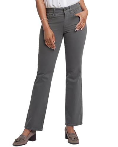 NYDJ® Women’s Marilyn Straight Leg Jeans – Stretch Construction – Zipper Closure – Five Pocket Construction