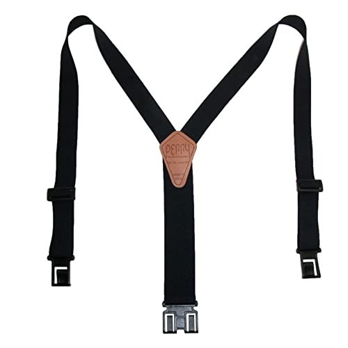 PERRY SUSPENDERS 1 1/2 Original Suspenders Black.