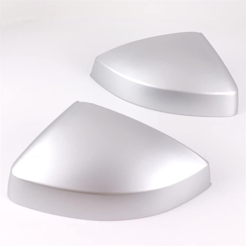 2pcs For Audi A3 S3 8V RS3 Silver Car Rearview Mirror Covers Cap Shell Housing door side wing mirror covers Car Accessories