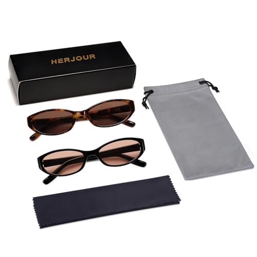 Image of Retro Oval Sunglasses Womens Mens Y2k Trendy Cateye Shades AR82299 | Narrow Round Cute Sunnies,90s 2000s Cool Skinny Frame