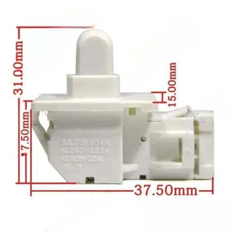 Interruptor de puerta de refrigerador para reparar la luz de tu nevera compatible con Sharp 3