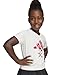 Adidas Girls Adidas x Disney Minnie Mouse Sportswear T-Shirt Set, Off White/Pink Fusion/Pure Ruby, X-Small