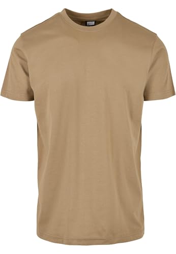 Urban Classics Basic Tee, Camiseta para Hombre, Khaki, XL