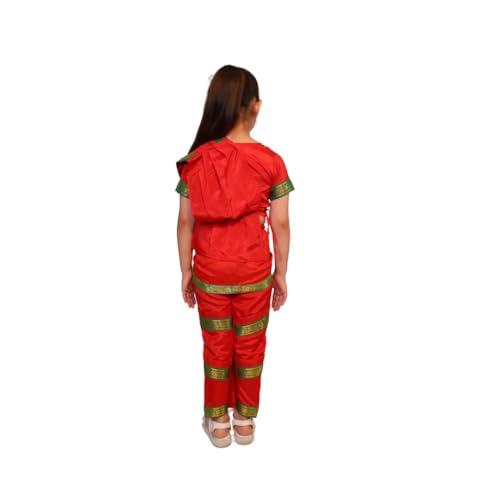 Image of Kaku Fancy Dresses Indian Classical Dance Costume for Girls, Bharatnatyam, Sufi, Kathak Dance Costume Accessory for Kids